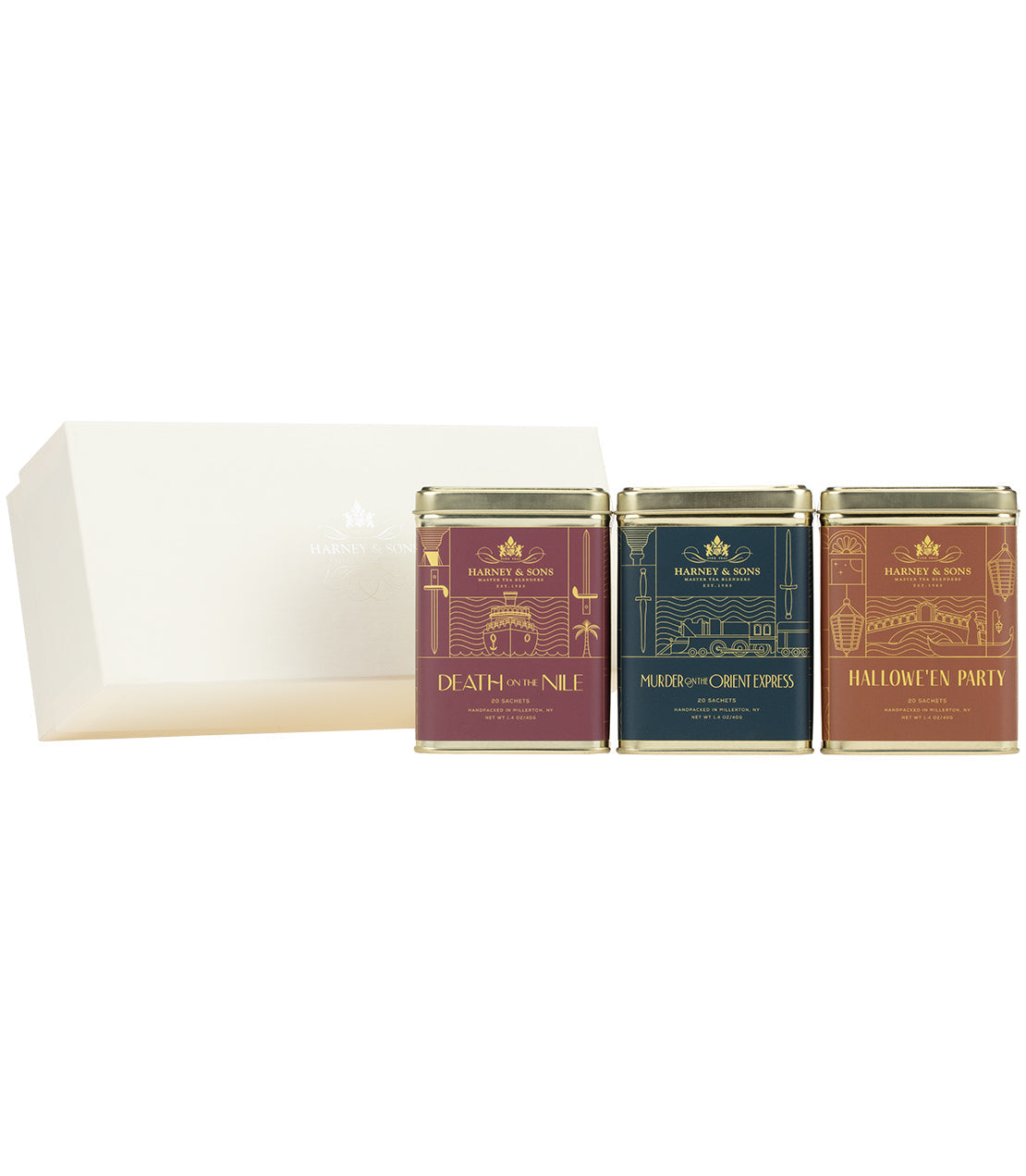 Murder on the Orient Express Blend, Tin of 20 Sachets from Harney & Sons Fine Teas