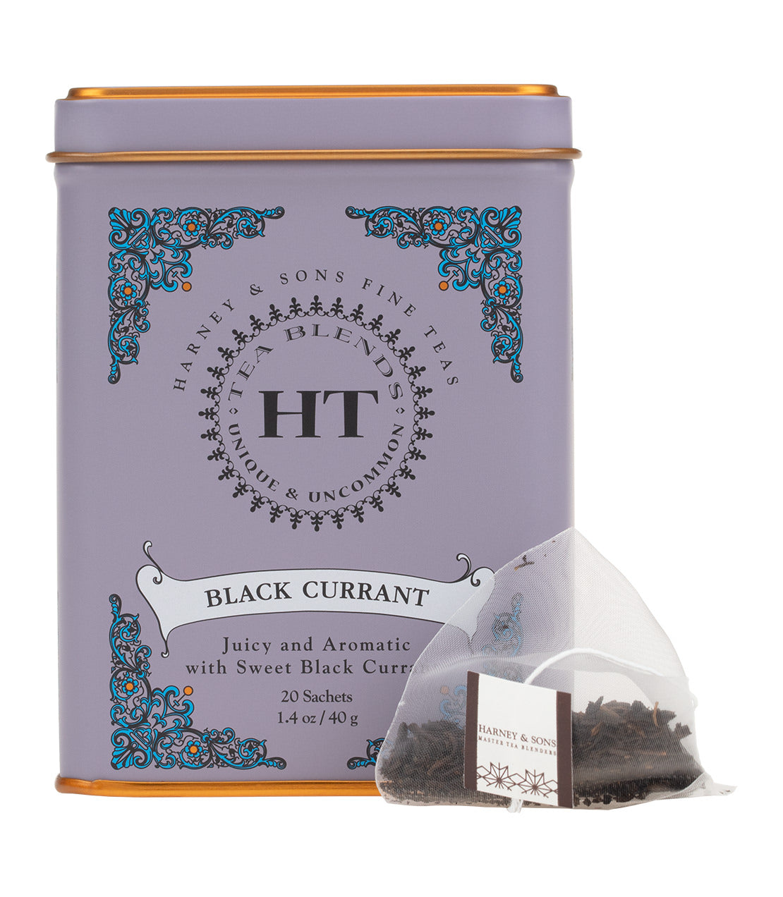 Black Currant, HT Tin of 20 Sachets from Harney & Sons Fine Teas