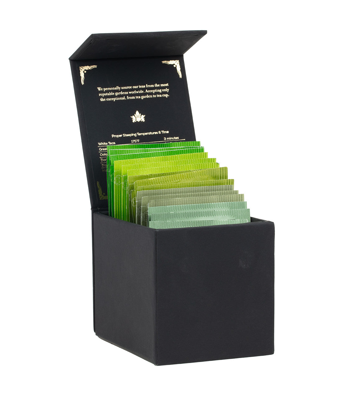 Harney Heritage – Green Teabag Sampler Black Box from Harney & Sons Fine Teas