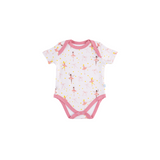Baby Short-Sleeve Bamboo Bodysuit From Dreamland Baby