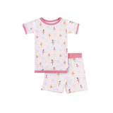 Toddler Short-Sleeve Bamboo Pajamas From Dreamland Baby