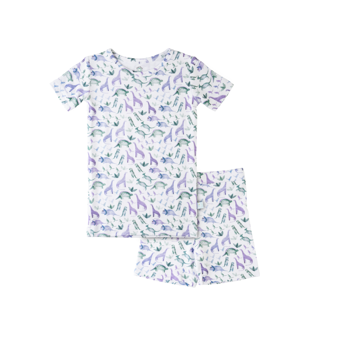 Toddler Short-Sleeve Bamboo Pajamas From Dreamland Baby