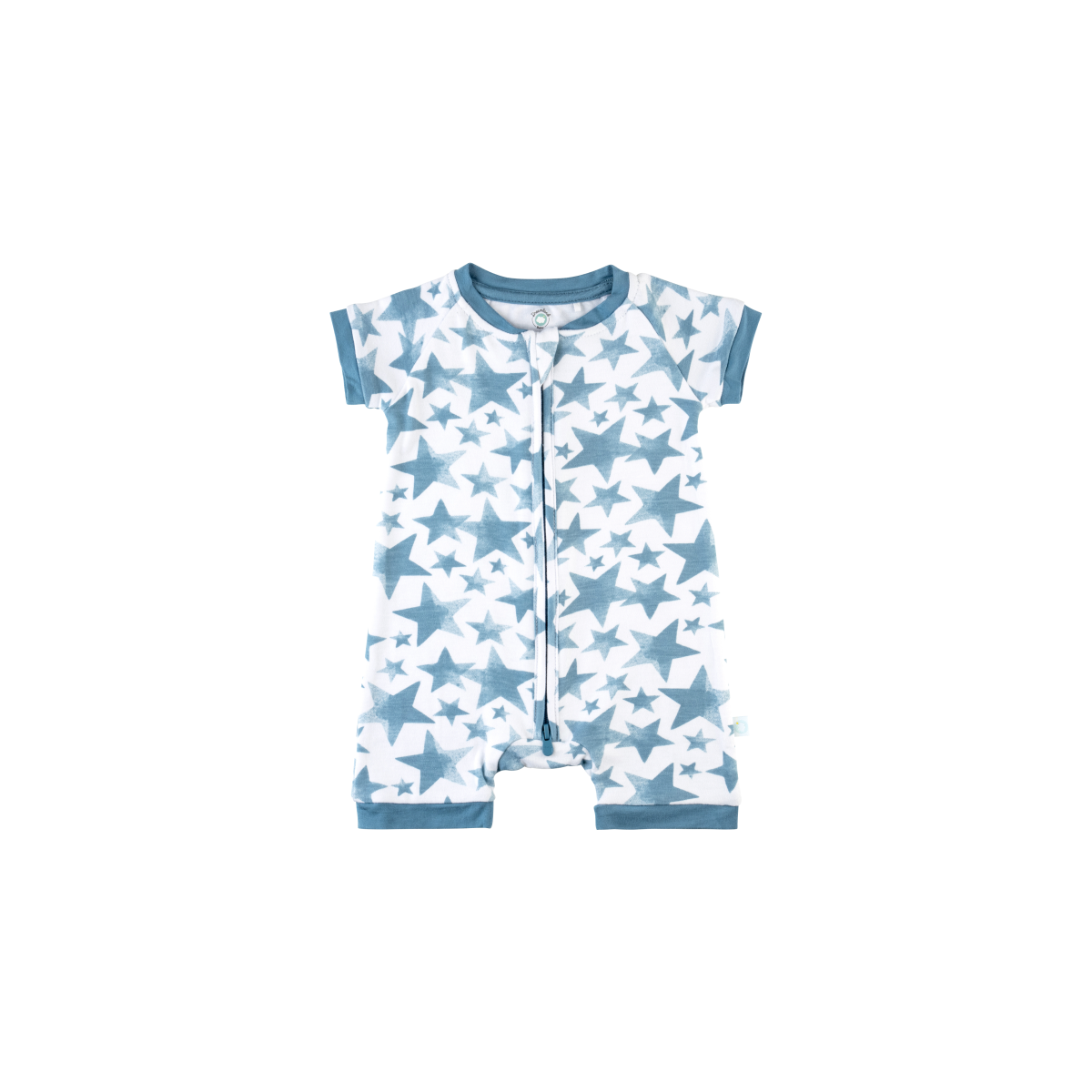 Baby Short-Sleeve Bamboo Romper From Dreamland Baby