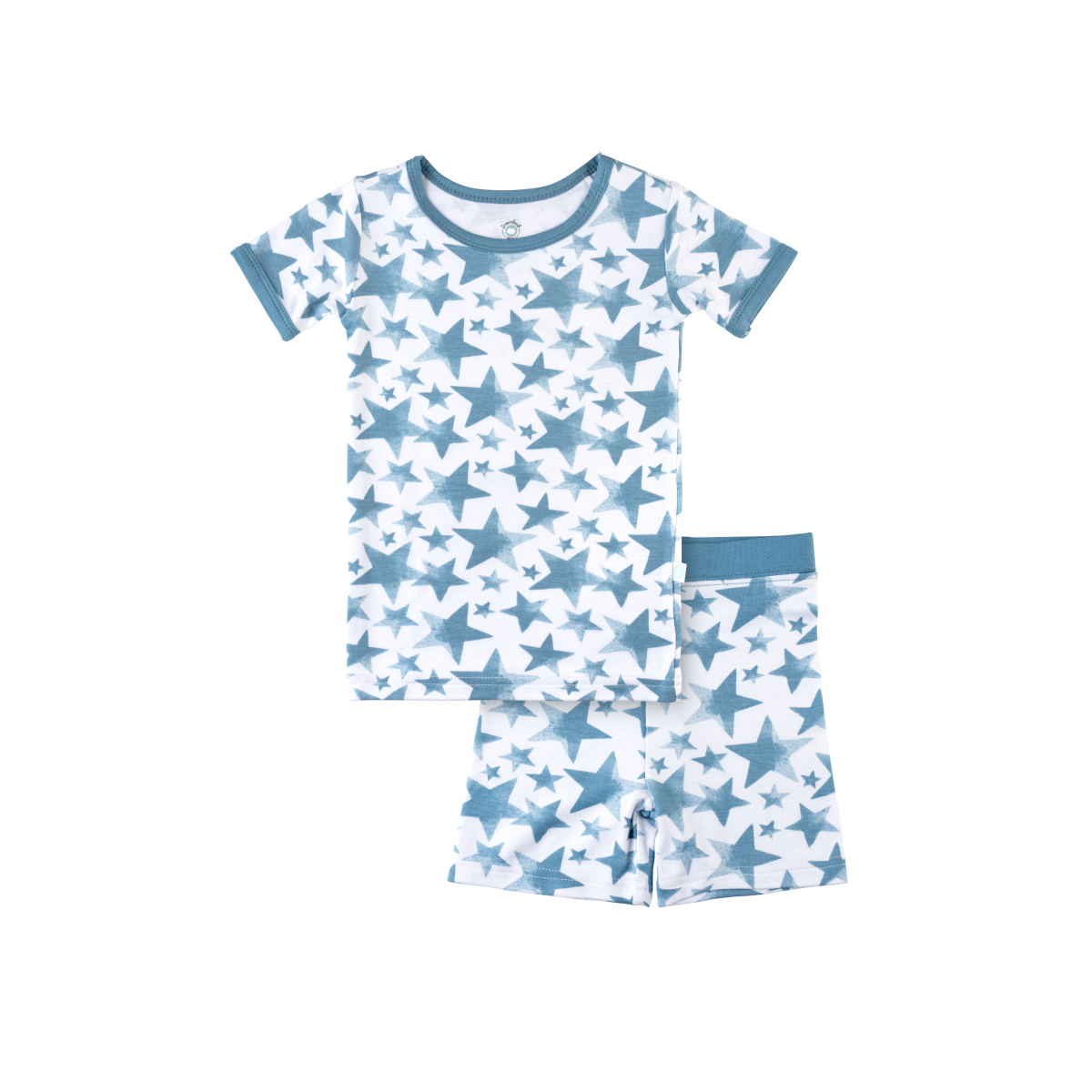 Toddler Short-Sleeve Bamboo Pajamas From Dreamland Baby
