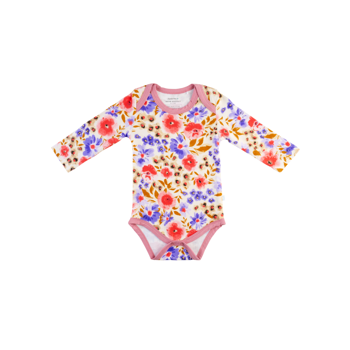 Baby Long-Sleeve Bamboo Bodysuit From Dreamland Baby