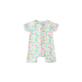 Baby Short-Sleeve Bamboo Romper From Dreamland Baby
