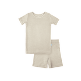Toddler Short-Sleeve Bamboo Pajamas From Dreamland Baby