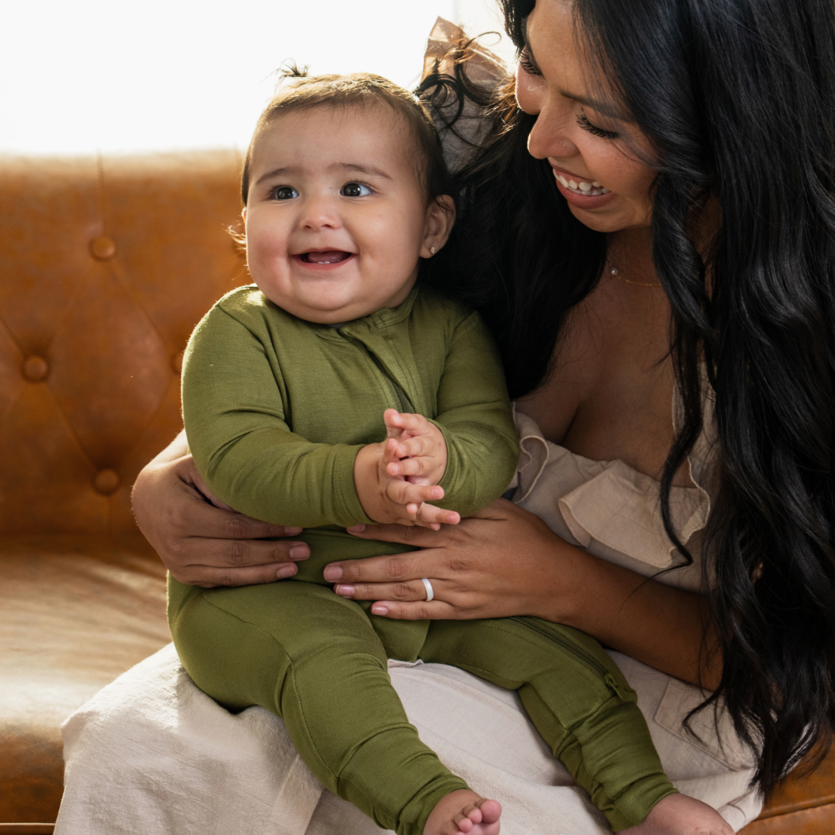 Baby Bamboo Pajamas w/ DreamCuffs® From Dreamland Baby