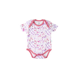 Baby Short-Sleeve Bamboo Bodysuit From Dreamland Baby
