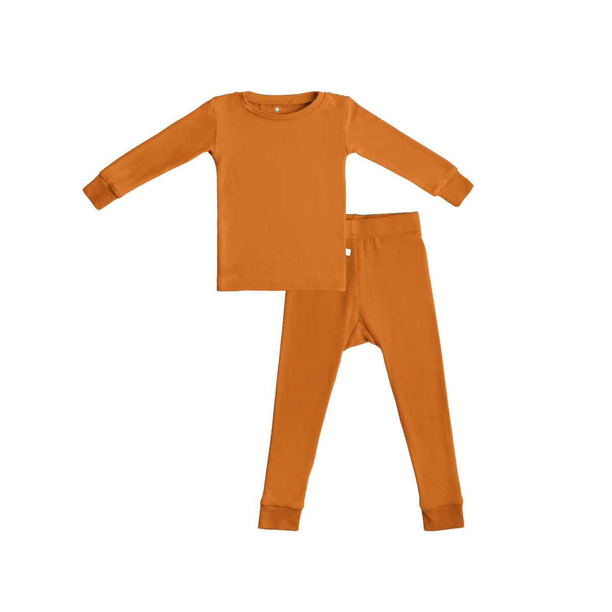 Toddler/Kids Bamboo Pajamas - Rust From Dreamland Baby