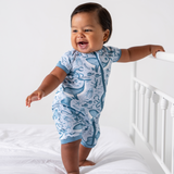 Baby Short-Sleeve Bamboo Romper From Dreamland Baby
