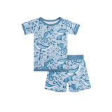 Toddler Short-Sleeve Bamboo Pajamas From Dreamland Baby