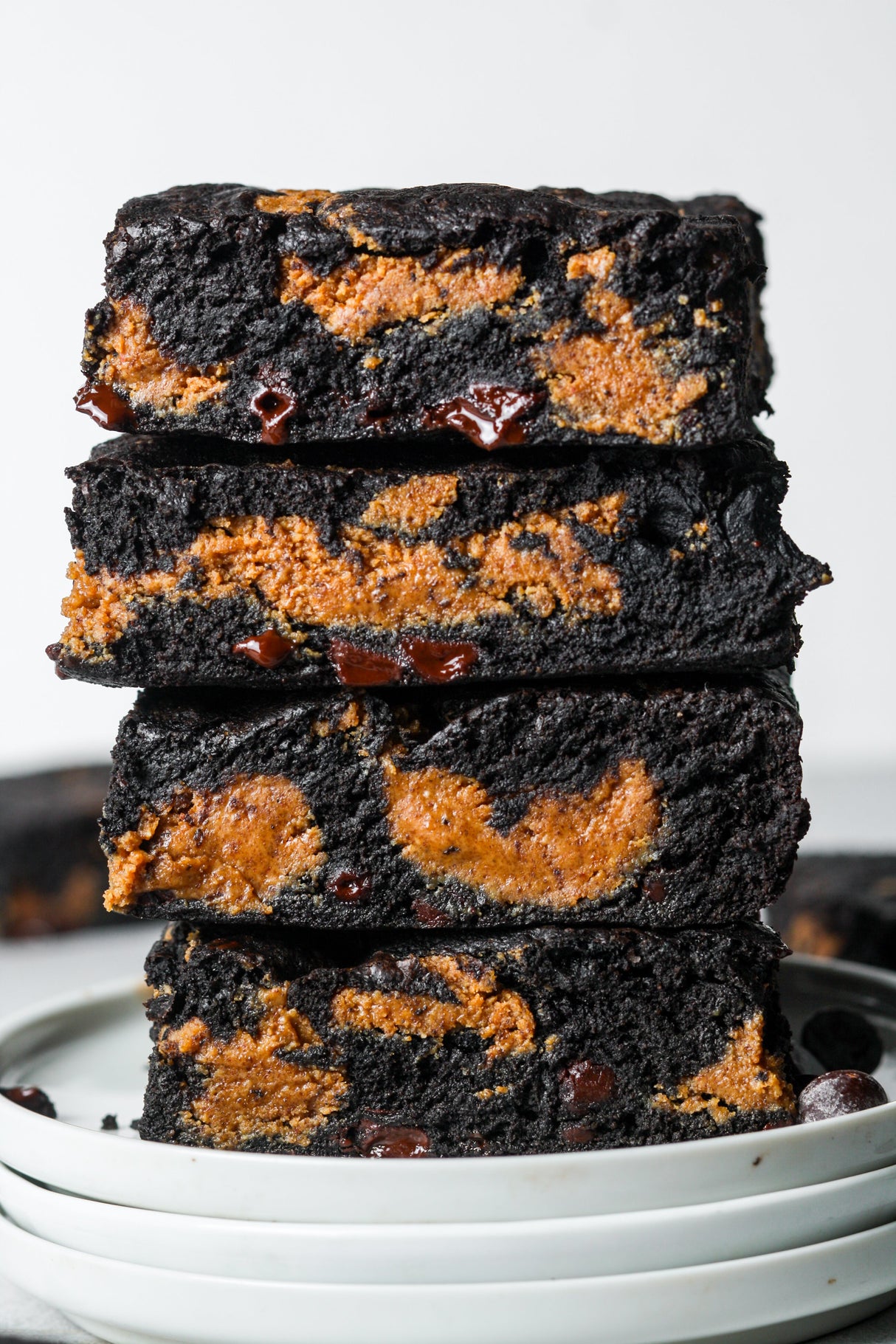 Peanut Butter Brownies from Sweet Addison's