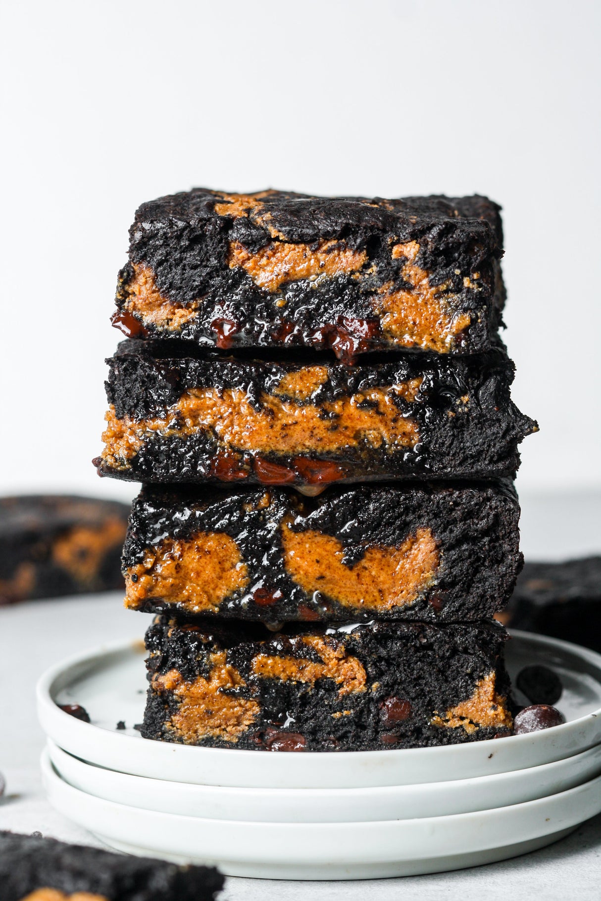 Peanut Butter Brownies from Sweet Addison's