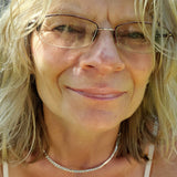 Heavy Gauge 925 Silver Wire Wrapped Swarovski Crystal Choker Necklace from Alexa Martha Designs
