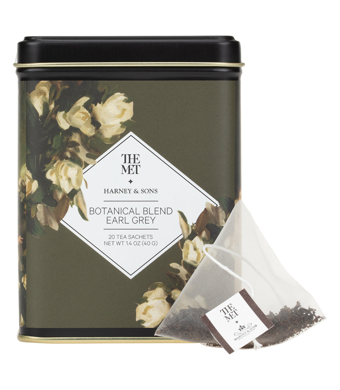 Botanical Blend Earl Grey, Tin of 20 Sachets from Harney & Sons Fine Teas