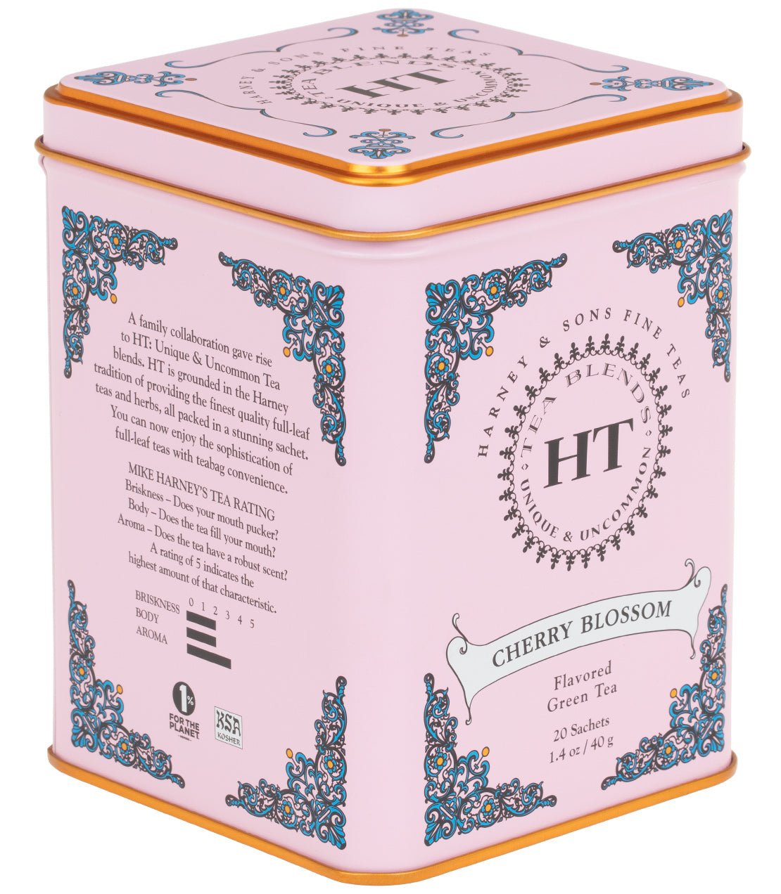 Cherry Blossom, HT Tin of 20 Sachets from Harney & Sons Fine Teas