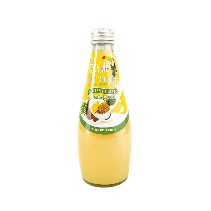Toucan Coconut Milk with Nata de Coco Pineapple 9.8 oz From Mexmax INC.
