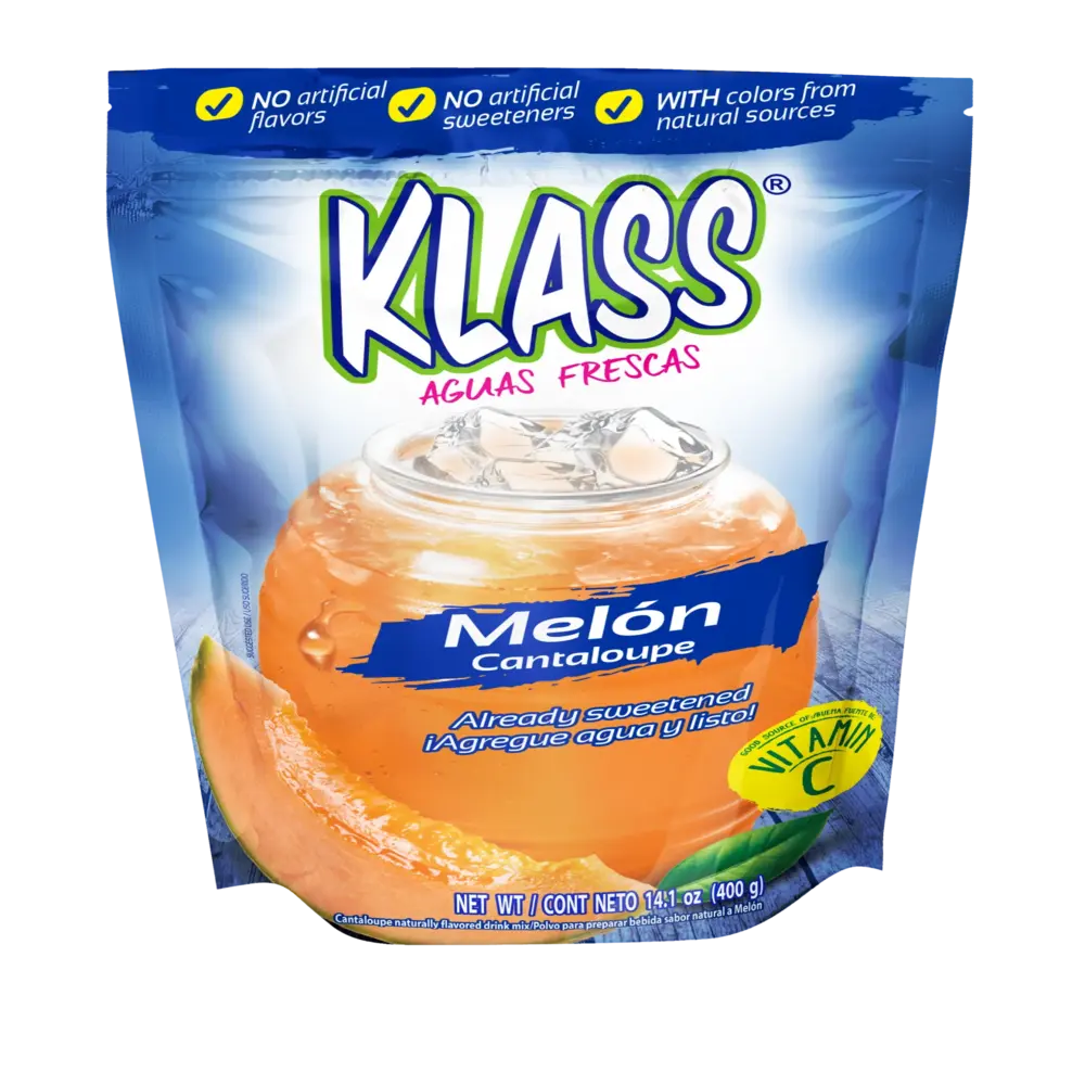 Klass Listo Melon Drink Mix Powder 14.1 oz from Mexmax INC.