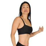 Light Support Sports Bra | Black From Undersummers
