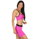 Light Support Sports Bra | Fuchsia From Undersummers