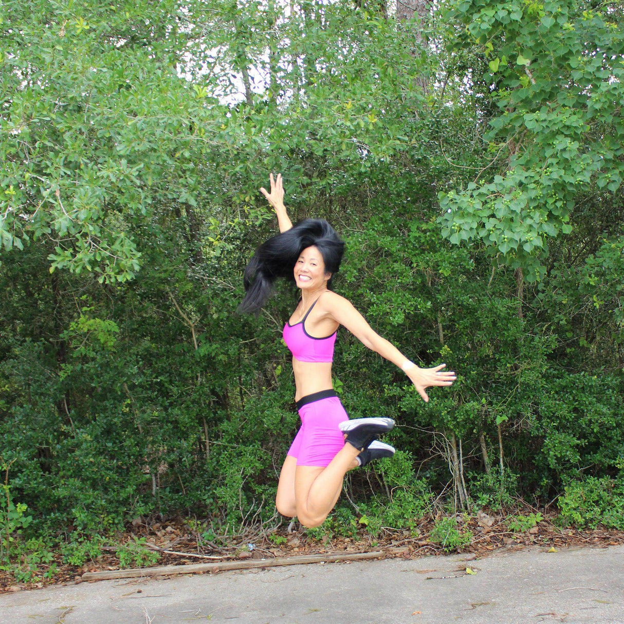 Light Support Sports Bra | Fuchsia From Undersummers