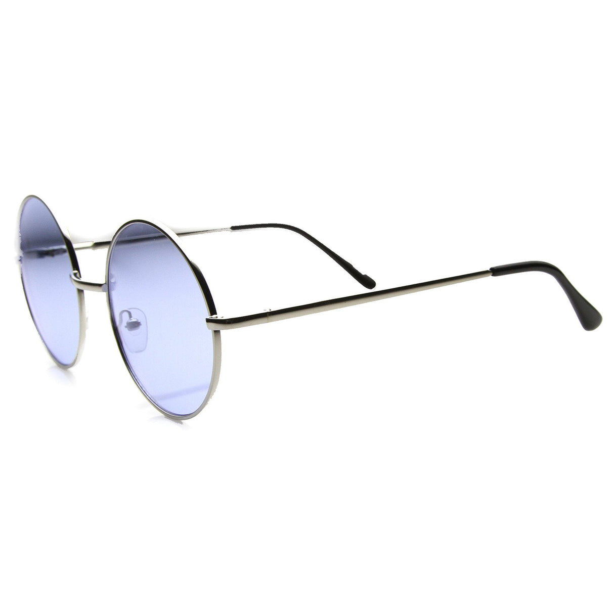 Retro Hippie Mid Sized Round Color Lens Sunglasses 9814 from zeroUV