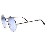 Retro Hippie Mid Sized Round Color Lens Sunglasses 9814 from zeroUV