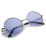 Retro Hippie Mid Sized Round Color Lens Sunglasses 9814 from zeroUV