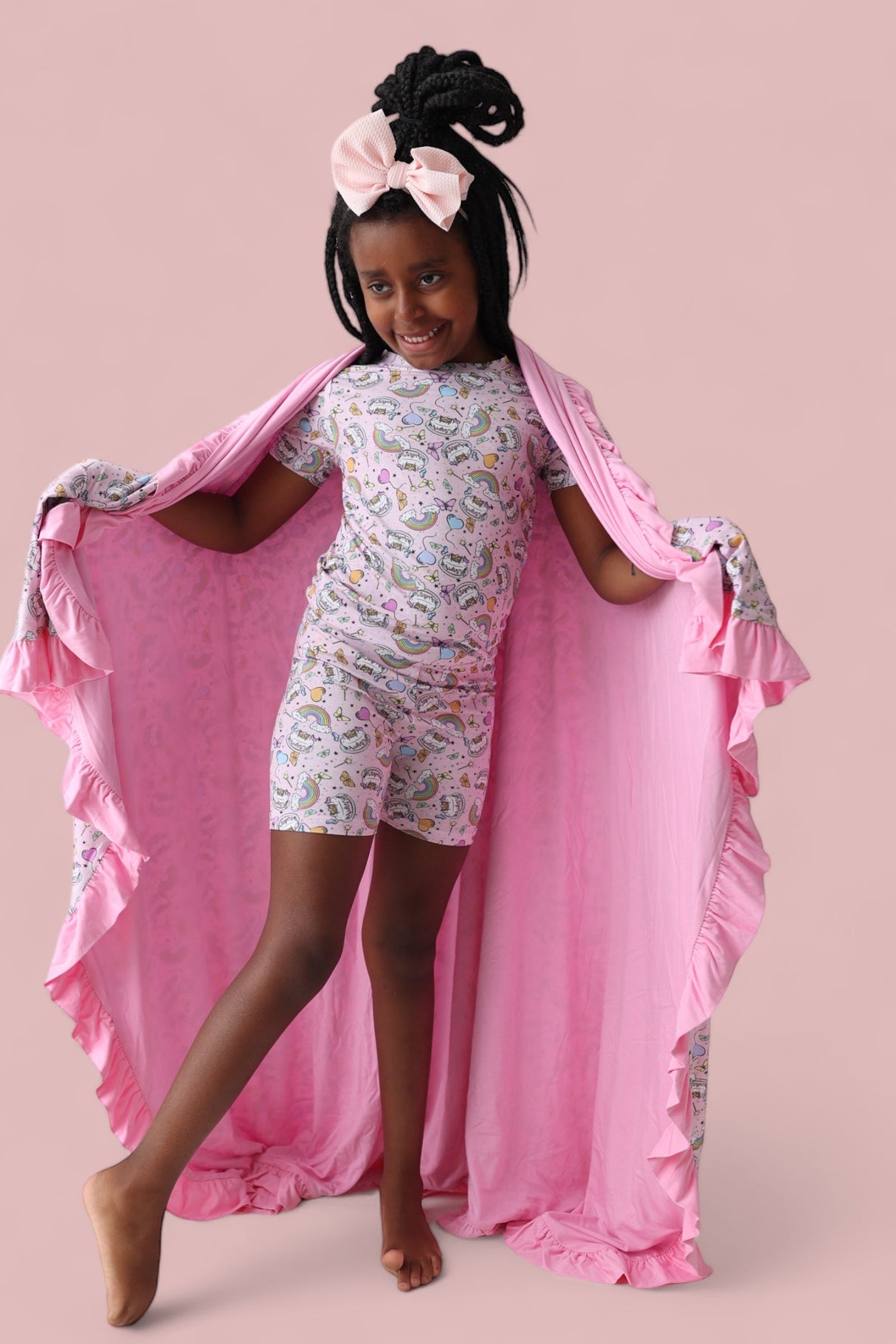 ONCE UPON A BIRTHDAY DREAM SHORT SET from DREAM BIG LITTLE CO