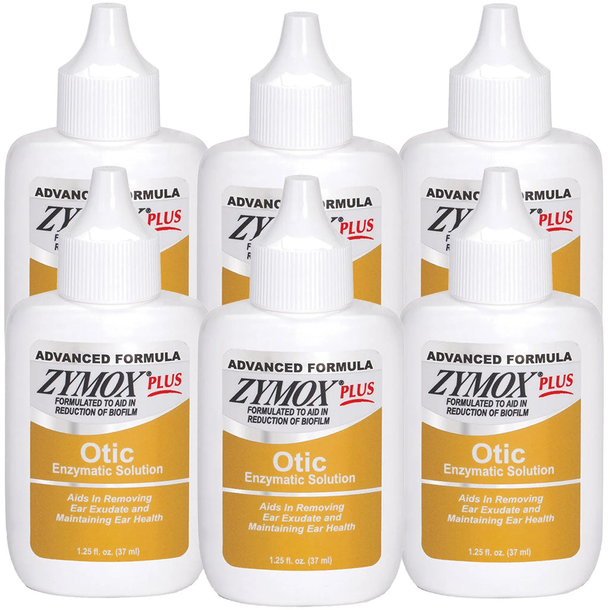 Zymox Plus Advanced Otic Ear Treatment without Hydrocortisone (1.25 oz) from HardyPaw