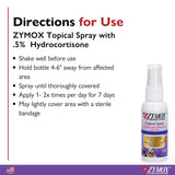 Zymox Enzymatic Topical Spray with Hydrocortisone 0.5% for Dogs & Cats (2 oz) from HardyPaw