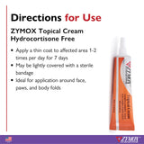 Zymox Topical Cream Without Hydrocortisone Free for Dogs & Cats (1oz) from HardyPaw
