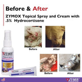 Zymox Enzymatic Topical Spray with Hydrocortisone 0.5% for Dogs & Cats (2 oz) from HardyPaw
