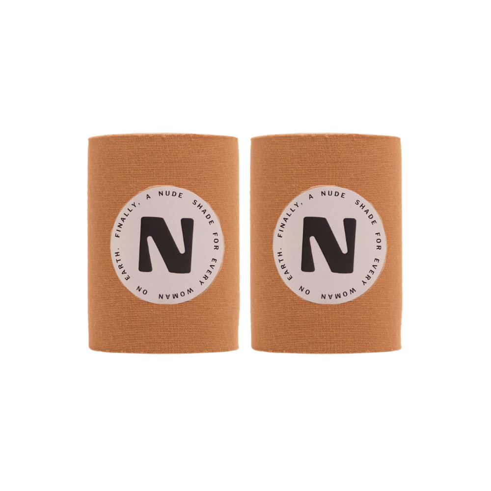 The Grip Kit: Nude Shade Boob Tape 2-Pack Set from Naked Rebellion