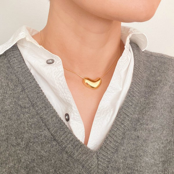 Bold Molten Heart Necklace from My Pampered Life Seattle