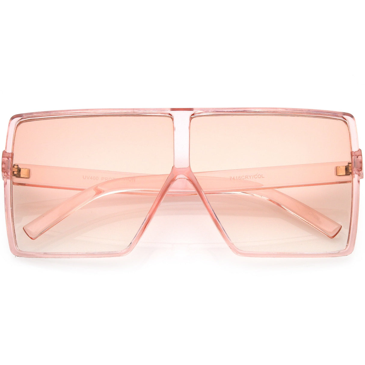 Women's Oversize Festival Color Tone Square Sunglasses C581 from zeroUV