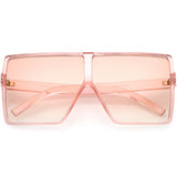 Women's Oversize Festival Color Tone Square Sunglasses C581 from zeroUV