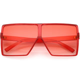 Women's Oversize Festival Color Tone Square Sunglasses C581 from zeroUV