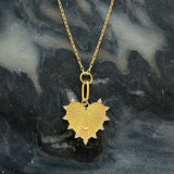 Clip Hanging Initial Heart Necklace from My Pampered Life Seattle