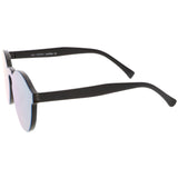 Futuristic Monoblock Mirrored Flat Lens Sunglasses C123 from zeroUV