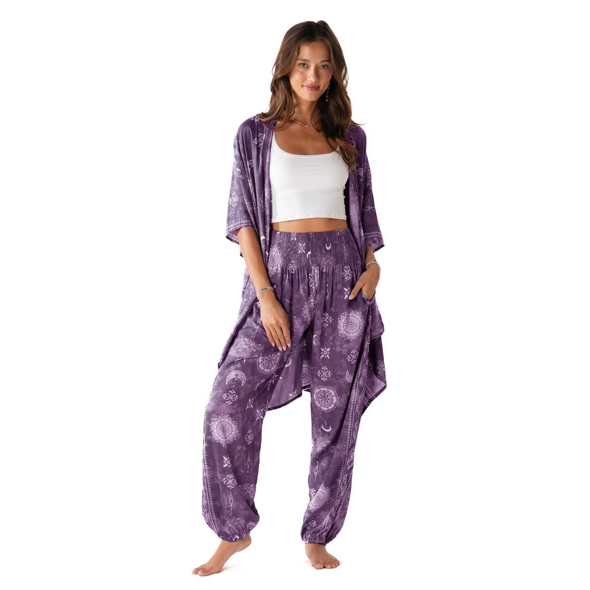 Mystic Plum Harem Pants From LotusAndLuna