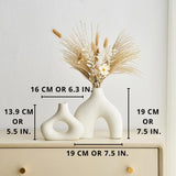Hollow Ceramic Vase Set from Moderny