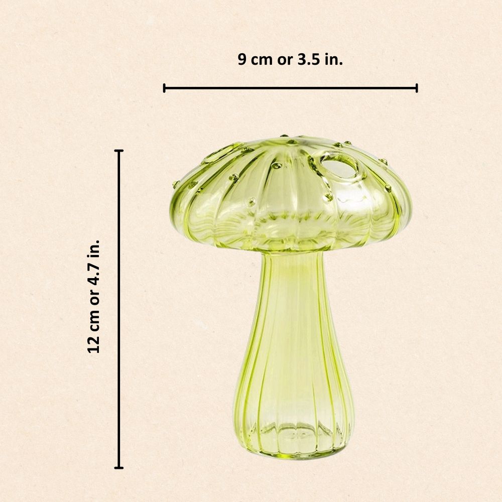 Vibrant Mushroom Glass Vases from Moderny