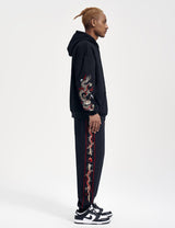 Flying Fire Dragon Embroidery Hoodie From Niepce Inc