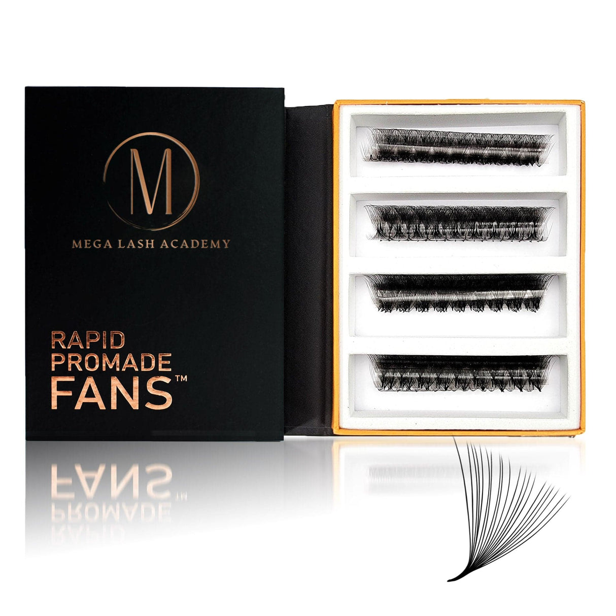 20D Mix Rapid Promade Fans® - 500 Fans from Mega Lash Academy