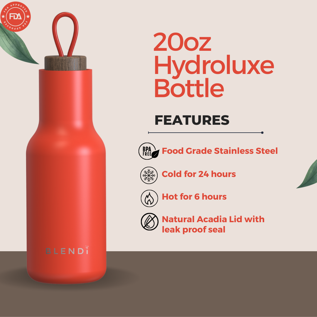 Hydroluxe Tumbler Water Bottle 20oz from BLENDi