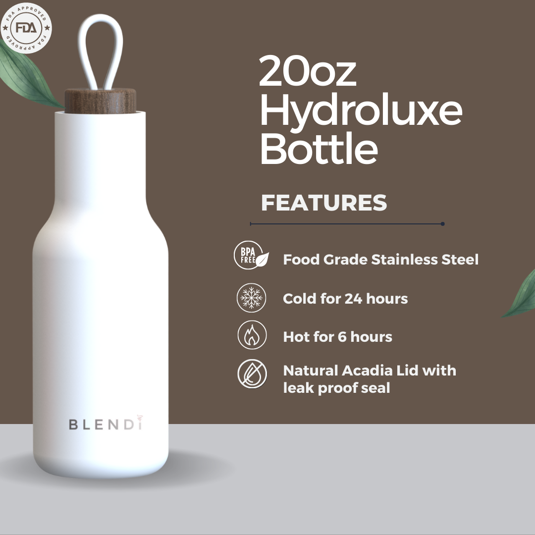 Hydroluxe Tumbler Water Bottle 20oz from BLENDi