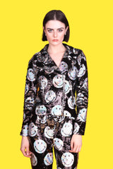 Any Old Iron x Smiley Iridescent Moto Jacket from Any Old Iron