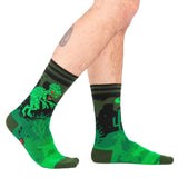 El Chupacabra Crew Socks from FootClothes